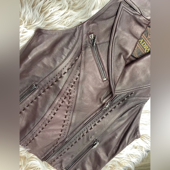 NWT Cuadra Leather Vest, L - Picture 5 of 7